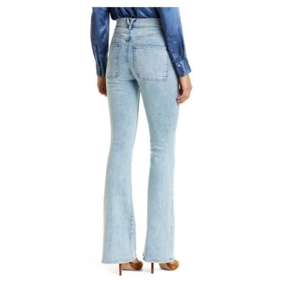 Veronica Beard Florence High-rise Flared Jeans Color Aire size 27/ 4 - Picture 2 of 9